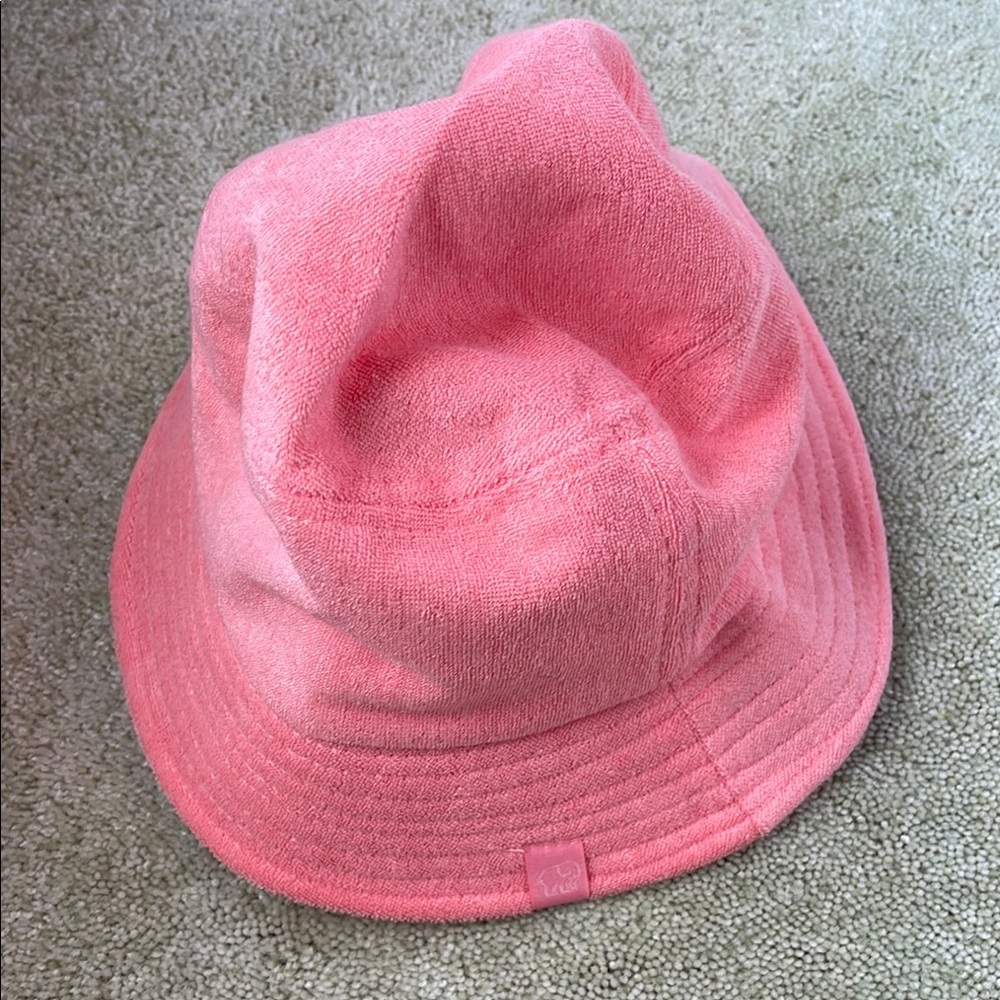 Ivory Ella Vibrant Salmon Kids Bucket Hat